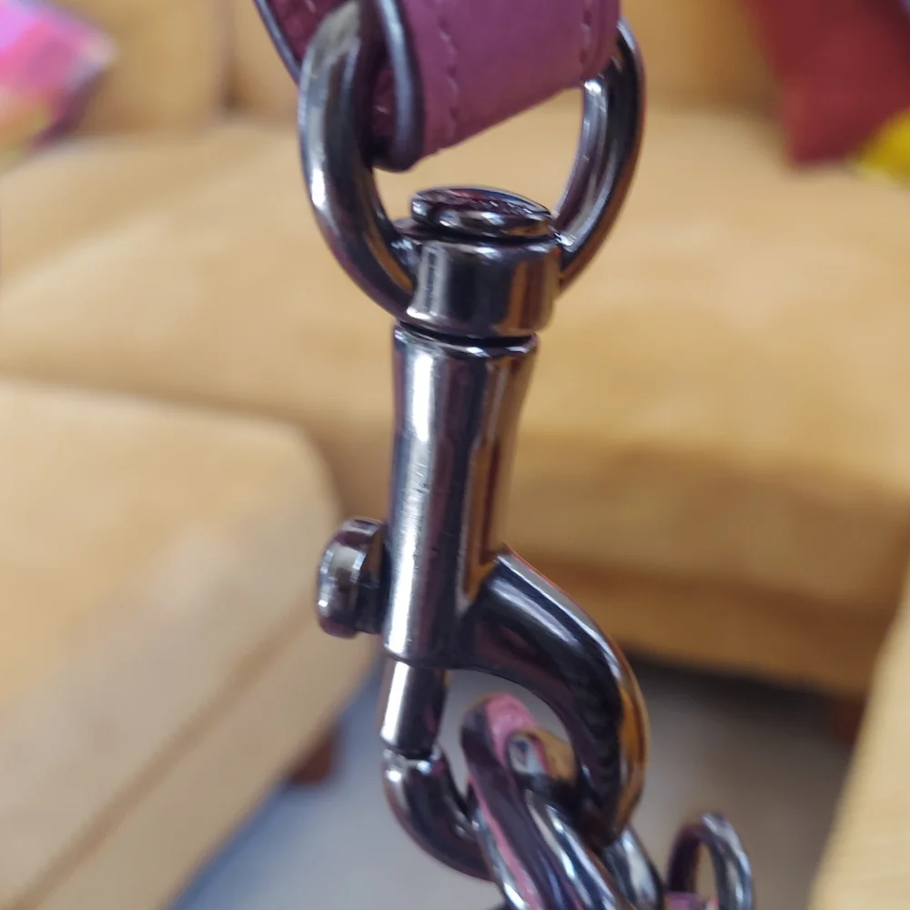 Coach Jess Hobo Rose Pink Pebbled Leather Shoulder Bag W/Gun Metal Hardware - Picture 3 of 16